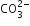 CO subscript 3 superscript 2 minus end superscript