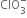 ClO subscript 3 superscript minus