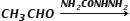 bold italic C bold italic H subscript bold italic 3 bold italic C bold italic H bold italic O bold italic space bold italic rightwards arrow with bold italic N bold italic H subscript bold italic 2 bold italic C bold italic O bold italic N bold italic H bold italic N bold italic H subscript bold italic 2 on top