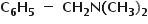 begin mathsize 14px style bold C subscript bold 6 bold H subscript bold 5 bold space bold minus bold space bold CH subscript bold 2 bold N bold left parenthesis bold CH subscript bold 3 bold right parenthesis subscript bold 2 end style
