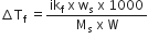 increment straight T subscript straight f space equals fraction numerator ik subscript straight f space straight x space straight w subscript straight s space straight x space 1000 over denominator straight M subscript straight s space straight x space straight W end fraction