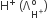 straight H to the power of plus space left parenthesis straight capital lambda subscript straight H to the power of plus end subscript superscript straight o right parenthesis