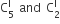 straight C subscript 5 superscript straight l space and space straight C subscript 2 superscript straight l