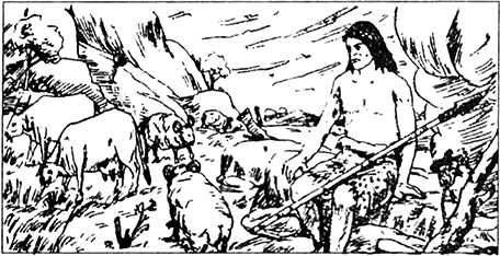 Why were mobile animal herds not necessarily a threat to town life ? 
