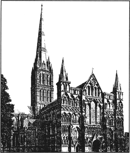 How the small towns develop around the cathedrals ?