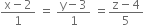 fraction numerator straight x minus 2 over denominator 1 end fraction space equals space fraction numerator straight y minus 3 over denominator 1 end fraction space equals fraction numerator straight z minus 4 over denominator 5 end fraction
