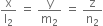 straight x over straight l subscript 2 space equals space straight y over straight m subscript 2 space equals space straight z over straight n subscript 2