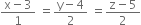 fraction numerator straight x minus 3 over denominator 1 end fraction space equals fraction numerator straight y minus 4 over denominator 2 end fraction space equals fraction numerator straight z minus 5 over denominator 2 end fraction