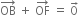 OB with rightwards arrow on top space plus space OF with rightwards arrow on top space equals space 0 with rightwards arrow on top