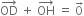 OD with rightwards arrow on top space plus space OH with rightwards arrow on top space equals space 0 with rightwards arrow on top