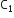 straight C subscript 1