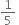 1 fifth space