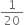 1 over 20