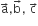 straight a with rightwards arrow on top comma straight b with rightwards arrow on top comma space straight c with rightwards arrow on top