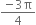 fraction numerator negative 3 straight pi over denominator 4 end fraction