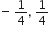 negative space 1 fourth comma space 1 fourth