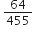 space 64 over 455