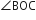 angle BOC