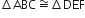 increment ABC approximately equal to increment DEF