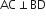 AC perpendicular BD