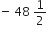 negative space 48 space 1 half