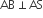 AB perpendicular AS