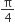 straight pi over 4