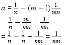 begin inline style 1 over straight m end style