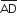 AD with bar on top