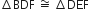 increment BDF thin space approximately equal to space increment DEF