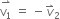 stack straight v subscript 1 with rightwards harpoon with barb upwards on top space equals space minus v with rightwards harpoon with barb upwards on top subscript 2