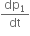 dp subscript 1 over dt