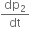 dp subscript 2 over dt