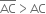 top enclose AC greater than AC