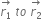 stack r subscript 1 with rightwards arrow on top space t o space stack r subscript 2 with rightwards arrow on top