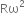 Rω squared