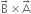 straight B with rightwards arrow on top cross times straight A with rightwards arrow on top