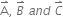 straight A with rightwards harpoon with barb upwards on top comma space B with rightwards harpoon with barb upwards on top space a n d space C with rightwards harpoon with barb upwards on top