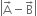 open vertical bar straight A with rightwards arrow on top minus straight B with rightwards arrow on top close vertical bar