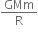 GMm over straight R