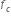 f subscript c