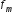f subscript m