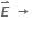 bold italic E with rightwards harpoon with barb upwards on top space rightwards arrow