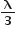 bold lambda over bold 3