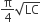straight pi over 4 square root of LC