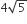 4 square root of 5