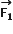 stack bold F subscript bold 1 with bold rightwards arrow on top