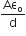 Aε subscript straight o over straight d