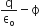 straight q over straight epsilon subscript straight o minus straight ϕ