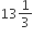 13 1 third